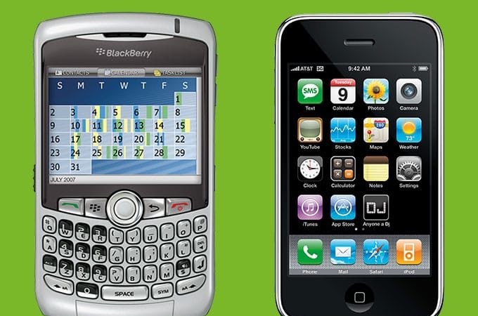 Blackberry Curve and the iPhone