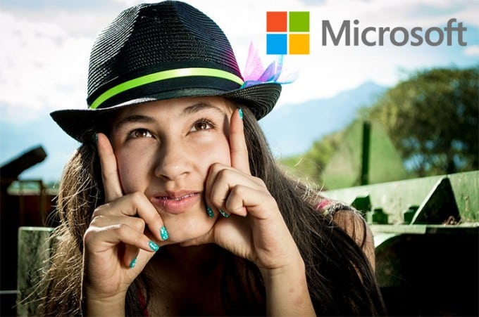 Microsoft smiling face model