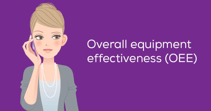 Overall equipment effectiveness (OEE)