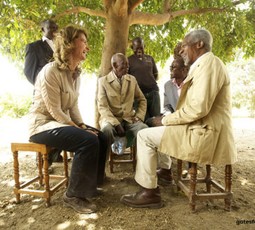 Melinda Gates met with Kofi Annan