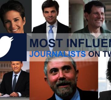 Most Influential Journalists On Twitter