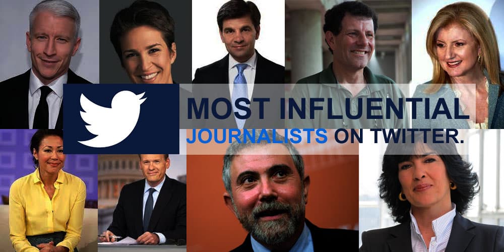 Most Influential Journalists On Twitter