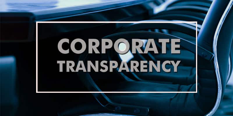 Corporate Transparency