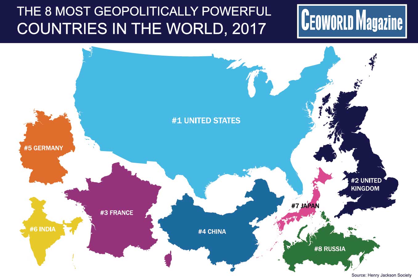 RANKED The 8 most geopolitically powerful countries in the world, 2017