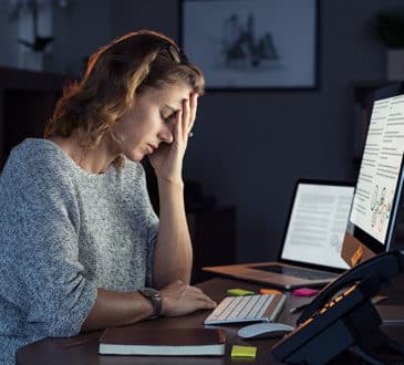 Stressed Business Woman