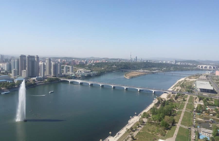 Taedong River, Pyongyang, North Korea