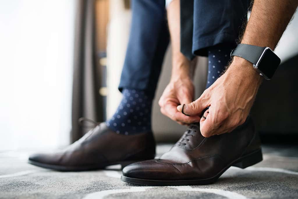 mens ankle length dress socks