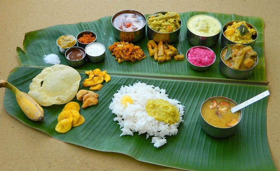 Ela Sadya Kerala Food 