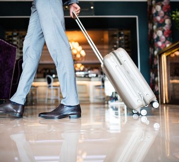 Businessman in the hotel