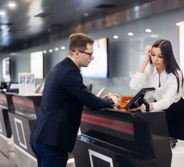 businessman at airport