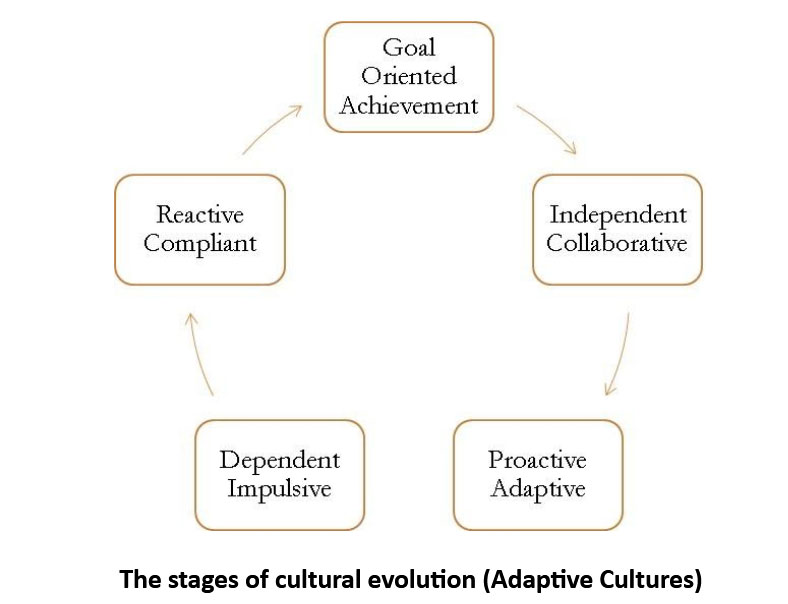 The stages of cultural evolution (Adaptive Cultures)