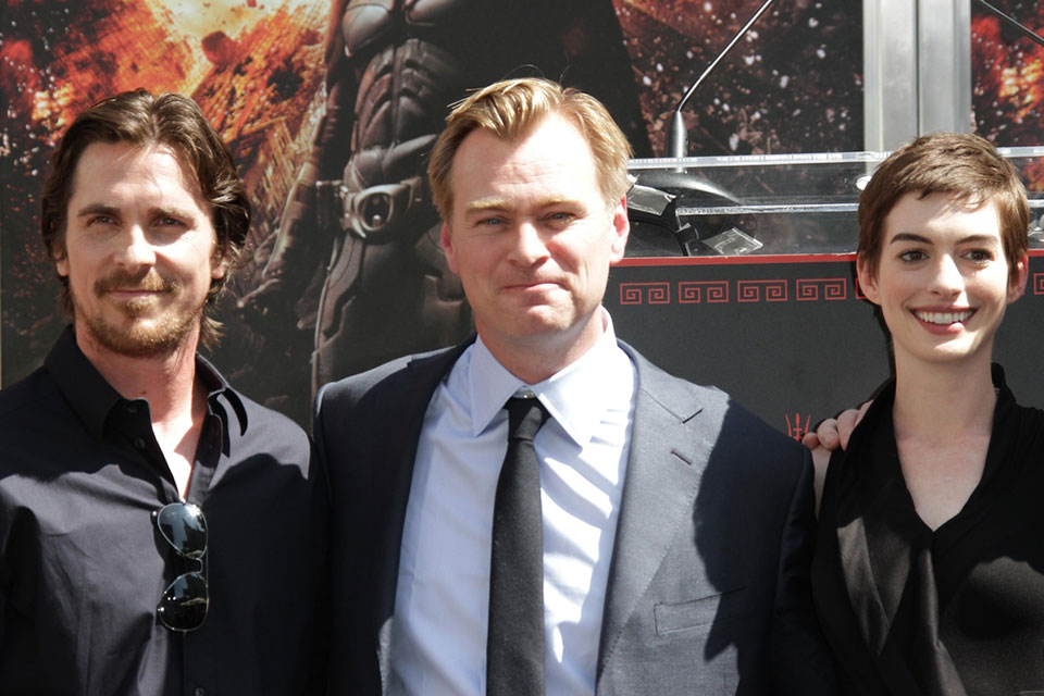 Christian Bale, Christopher Nolan, Anne Hathaway