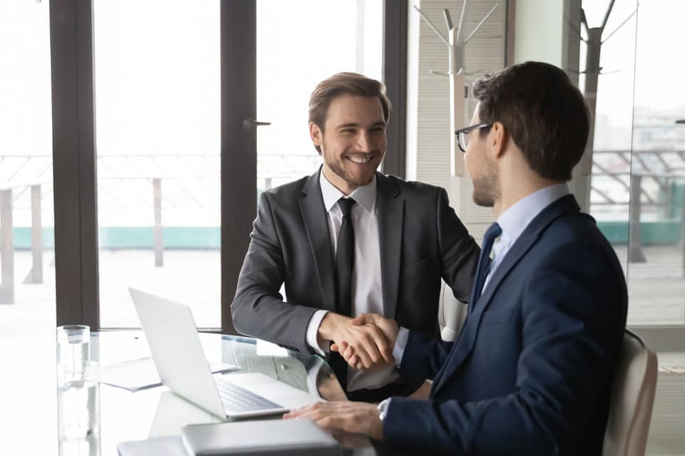 business people handshake