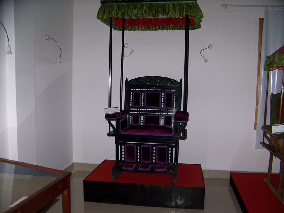 Sultan Throne at National Museum in Male, Maldives