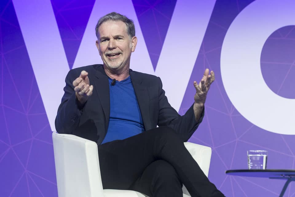 Reed Hastings, co-founder, and executive chairman of Netflix