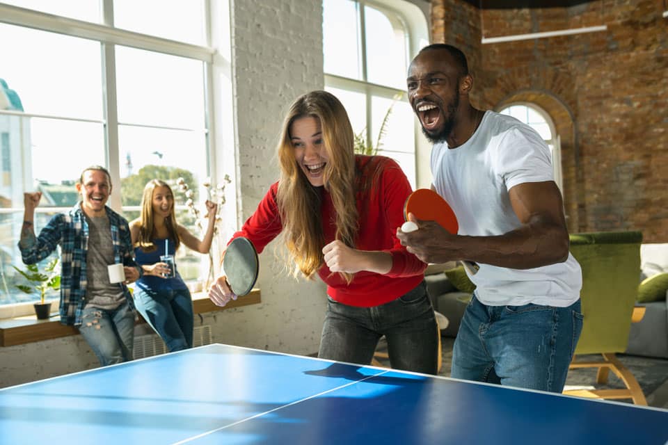 Tennis in workplace