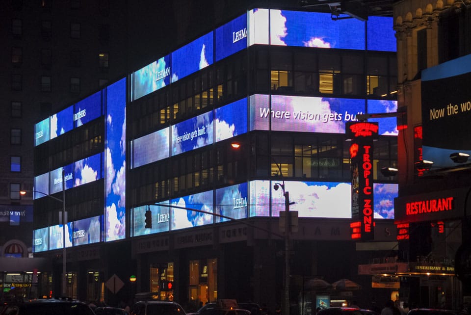 Lehman Brothers Headquarters in midtown Manhattan