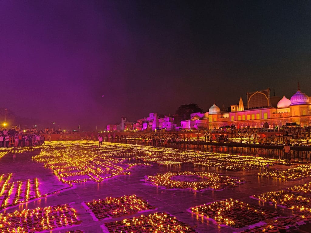 Ayodhya During Deepotsava Diwali Event