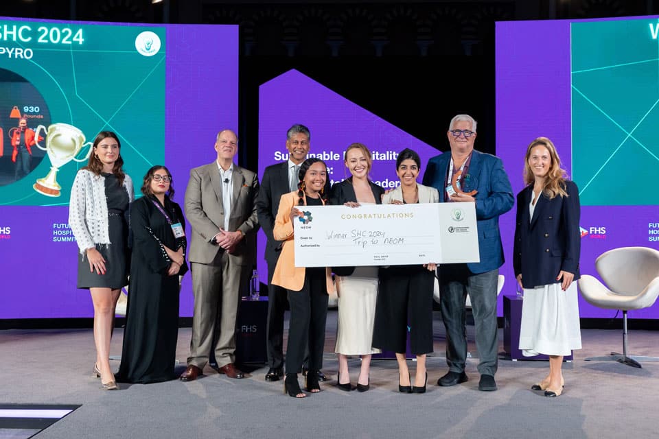 The winning team: Cornell University with Francine Aclan, Emma Doherty, and Roodabeh Elavia