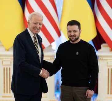 Joe Biden and Ukraine's President Volodymyr Zelenskiy