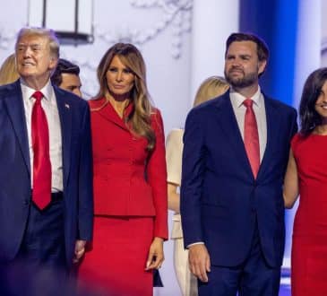 Donald John Trump, Melania Trump, JD Vance, and Usha Vance